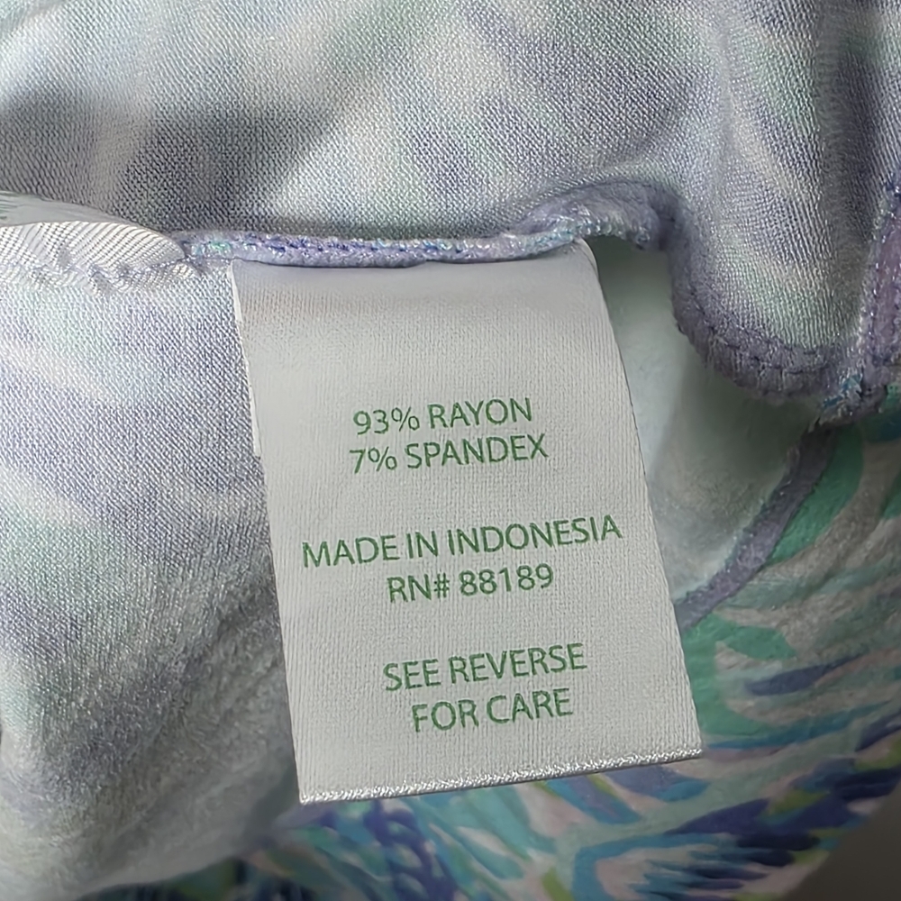 Lilly Pulitzer Sophie Midi Dress in Pastel Blue, Mint & Pink Floral Size M - Picture 10 of 11